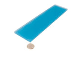 Glacier Ocean Blue 3" x 12" Polished Glass Tile | Tile Club