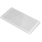 Glacier Pure White 3"x6" Polished Glass Subway Tile | Tile Club
