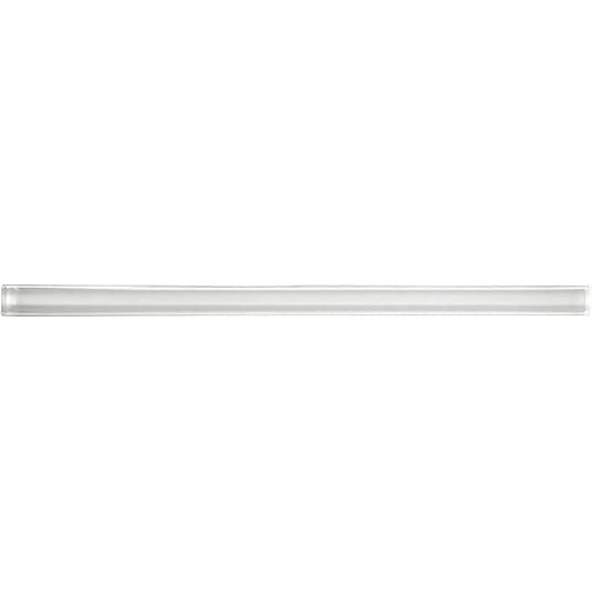 Glacier Pure White Polished Glass Pencil Liner Position: 1