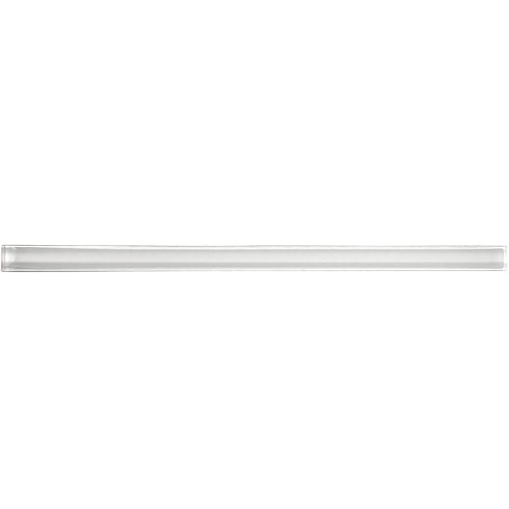Glacier Pure White Polished Glass Pencil Liner Position: 1