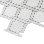 Italiano White Marble Mosaic Tile | Tile Club