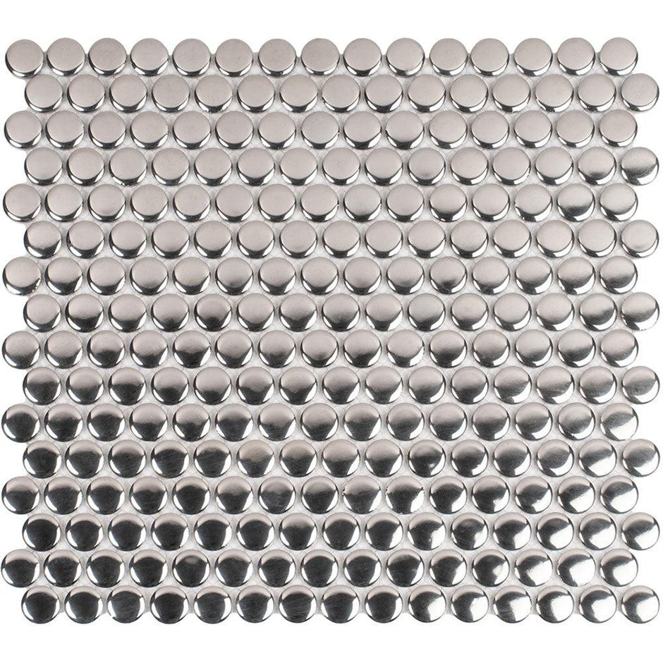 Porcelain Penny Round Tile - Buttons | Tile Club