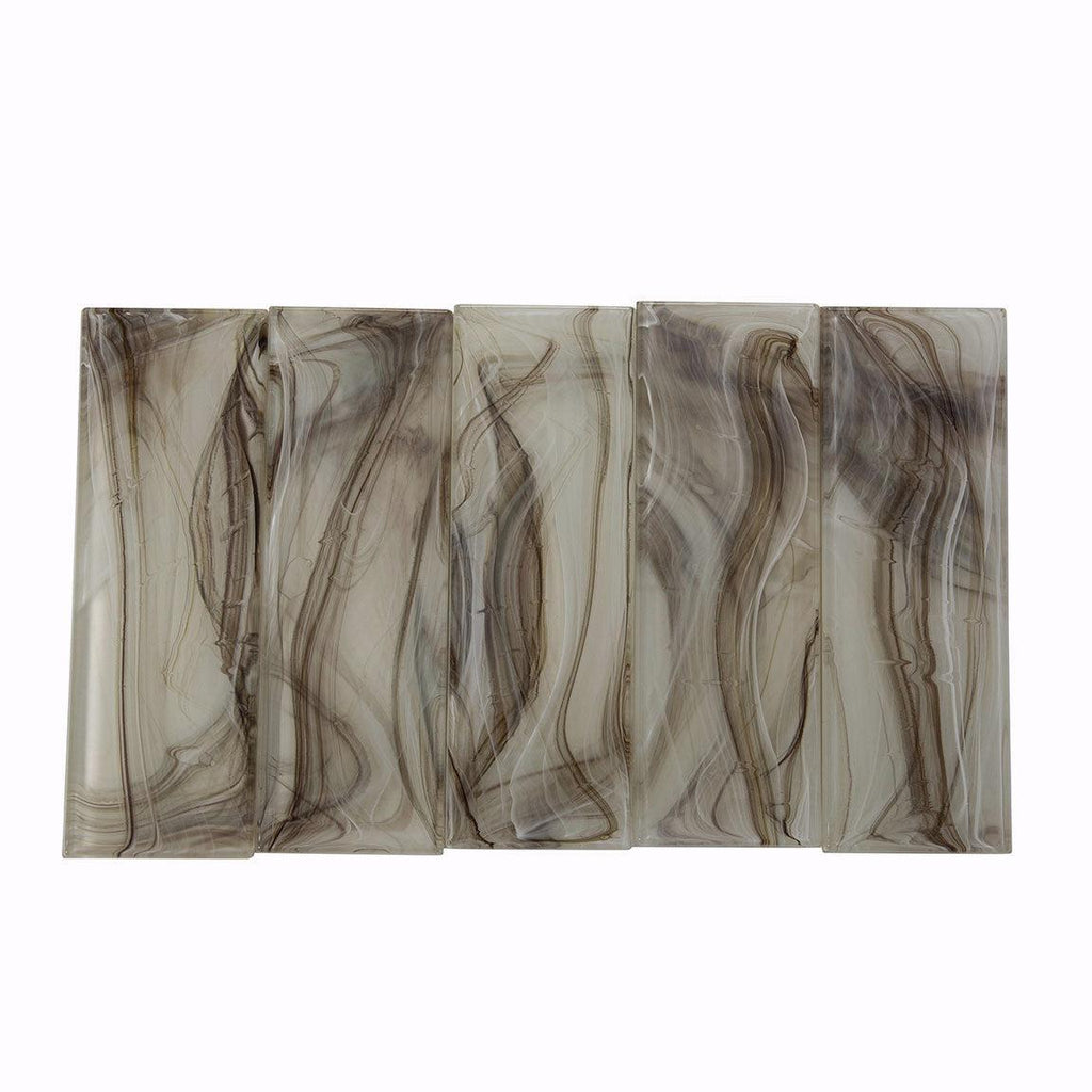 Sea Glass Amber 3X9 Subway Tile | Tile Club