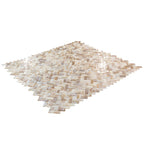 Seashell Dreams Herringbone Mosaic Tile | Tile Club