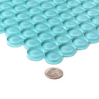 Turquoise Penny Round Glass Tile | Tile Club