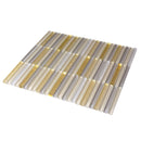 Waterfall Gold Linear Glass Mosaic Tile | Tile Club