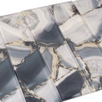 3" x 12" Smoky Quartz Geode Glass Tile | Tile Club