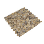 Agate Glass Penny Round Mosaic Tile | Tile Club