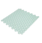 Pale Aqua Glass Penny Round Tile | Tile Club