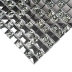 Breeze Silver Glass Mosaic Tile | Tile Club