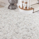 Calacatta Gold marble hexagon tile flooring