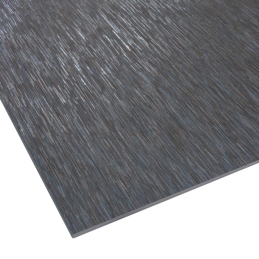 Chambray Black Thread Porcelain Tile 24x48 | Tile Club