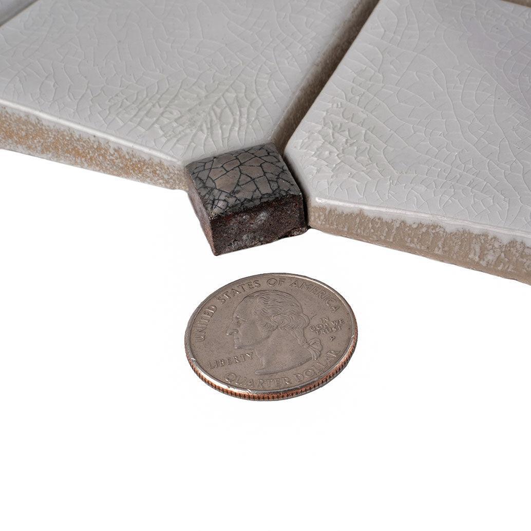 Chateau White Square Ceramic Mosaic Tile | Tile Club