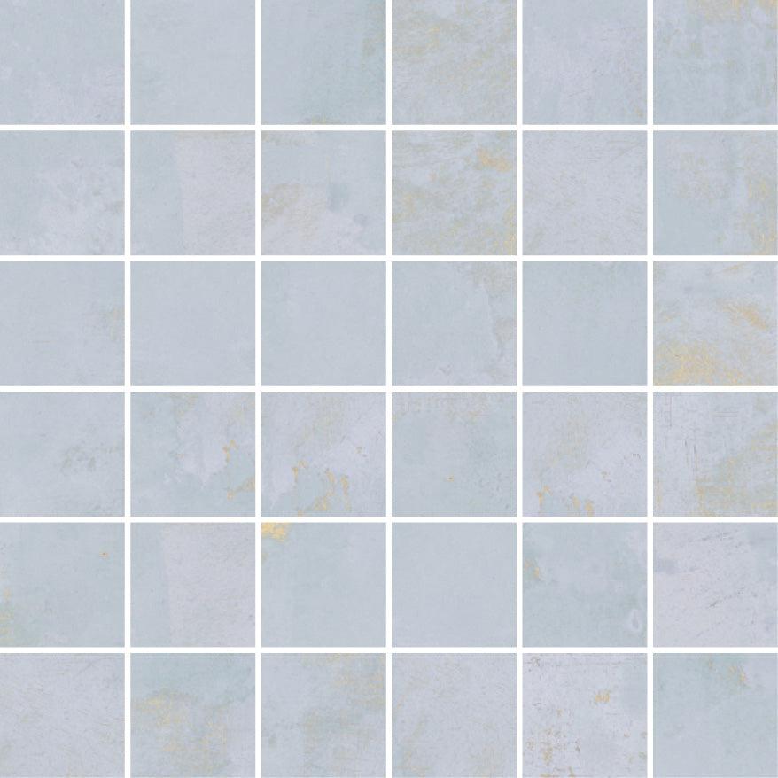 Gilded Age Blue Porcelain Mosaic | Tile Club