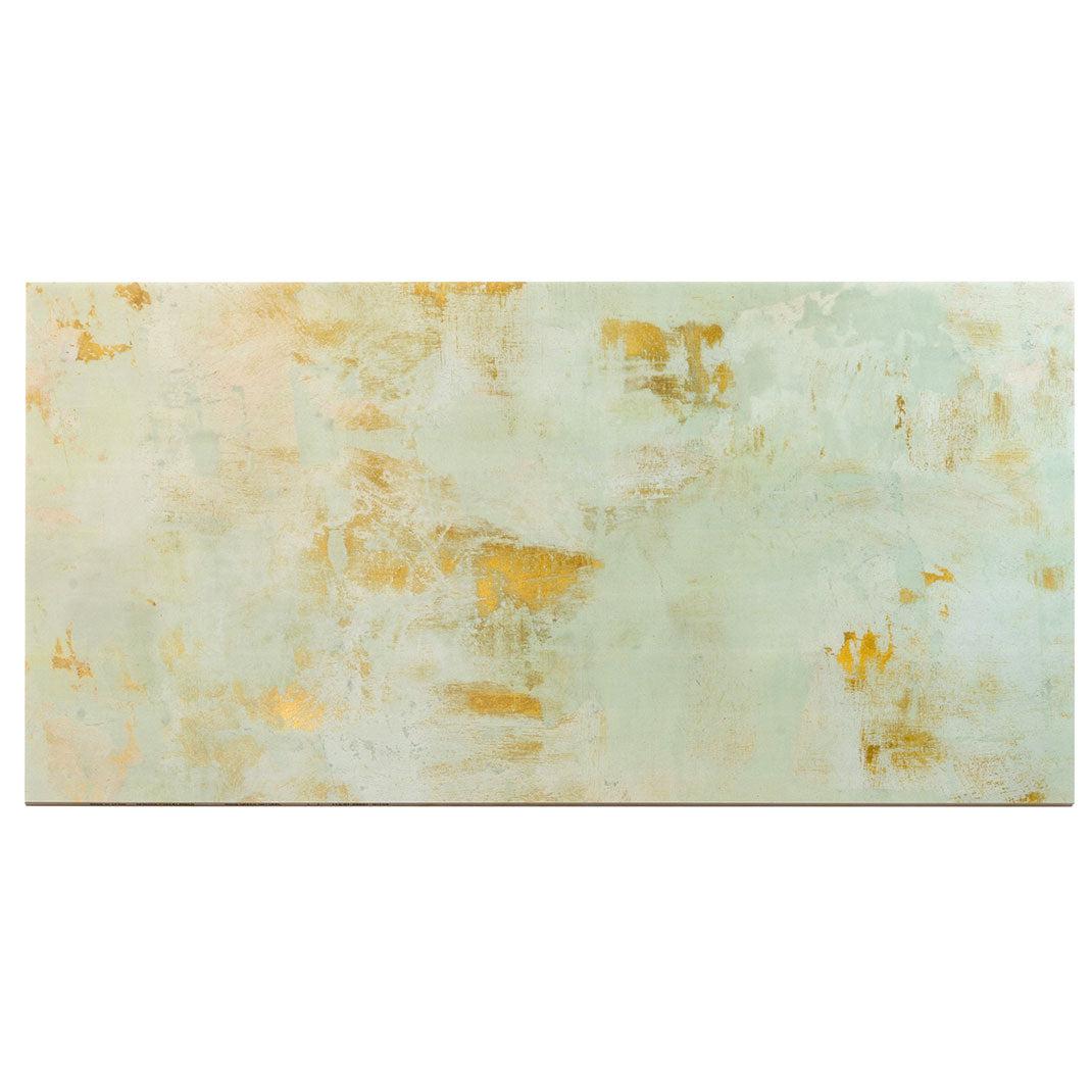 Gilded Age Green Tile Porcelain Tile 20" x 40"