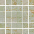 Gilded Age Green Porcelain Mosaic | Tile Club