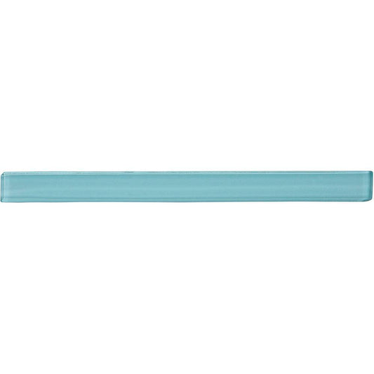 Glacier Aqua Polished Glass Pencil Liner