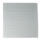 Glacier Aura Gray 3X12 Frosted Glass Tile | Tile Club