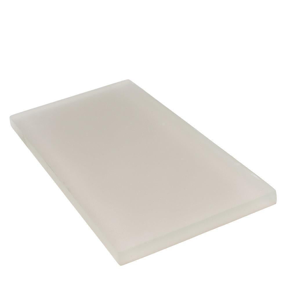 Glacier Beach 3X6 Frosted Glass Subway Tile | Tile Club