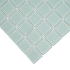 Glacier Breeze 1X1 Frosted Glass Tile | Tile Club