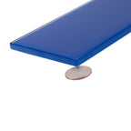 Glacier Cobalt Blue 4X16 Polished Glass Tile | Tile Club