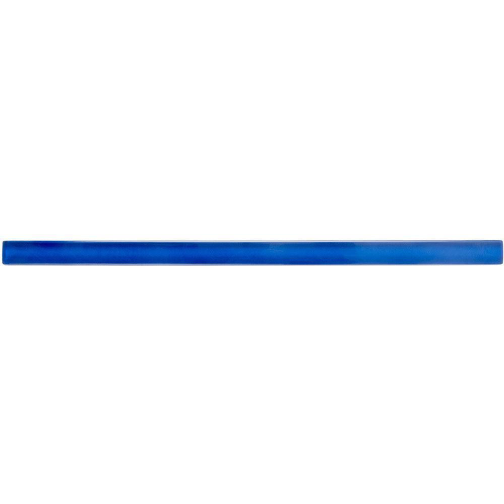 Glacier Cobalt Blue Polished Glass Pencil Liner