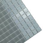 Glacier Gray 1X1 Polished Glass Tile | Tile Club