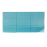 Glacier Laguna Blue 3X6 Polished Glass Subway Tile