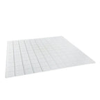 Glacier Pure White 1X1 Frosted Glass Tile | Tile Club
