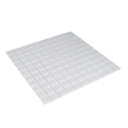 Glacier Pure White 1X1 Polished Glass Tile | Tile Club