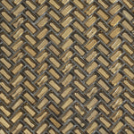 Gold Herringbone Mosaic Tile
