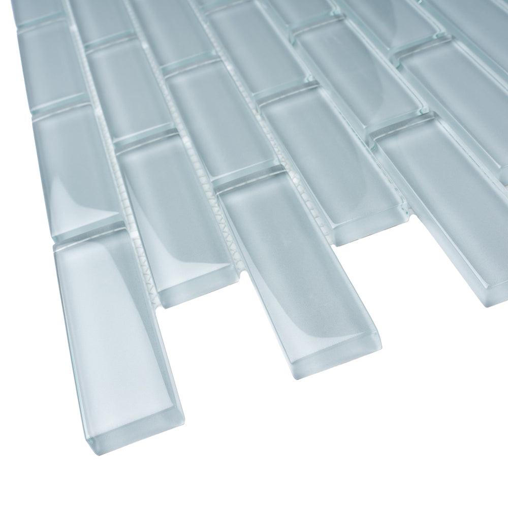 Gray Glass Brick Tile | Tile Club