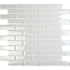 Ice White Glass Brick Tile