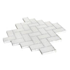 Lexington White Marble Mosaic Tile | Tile Club