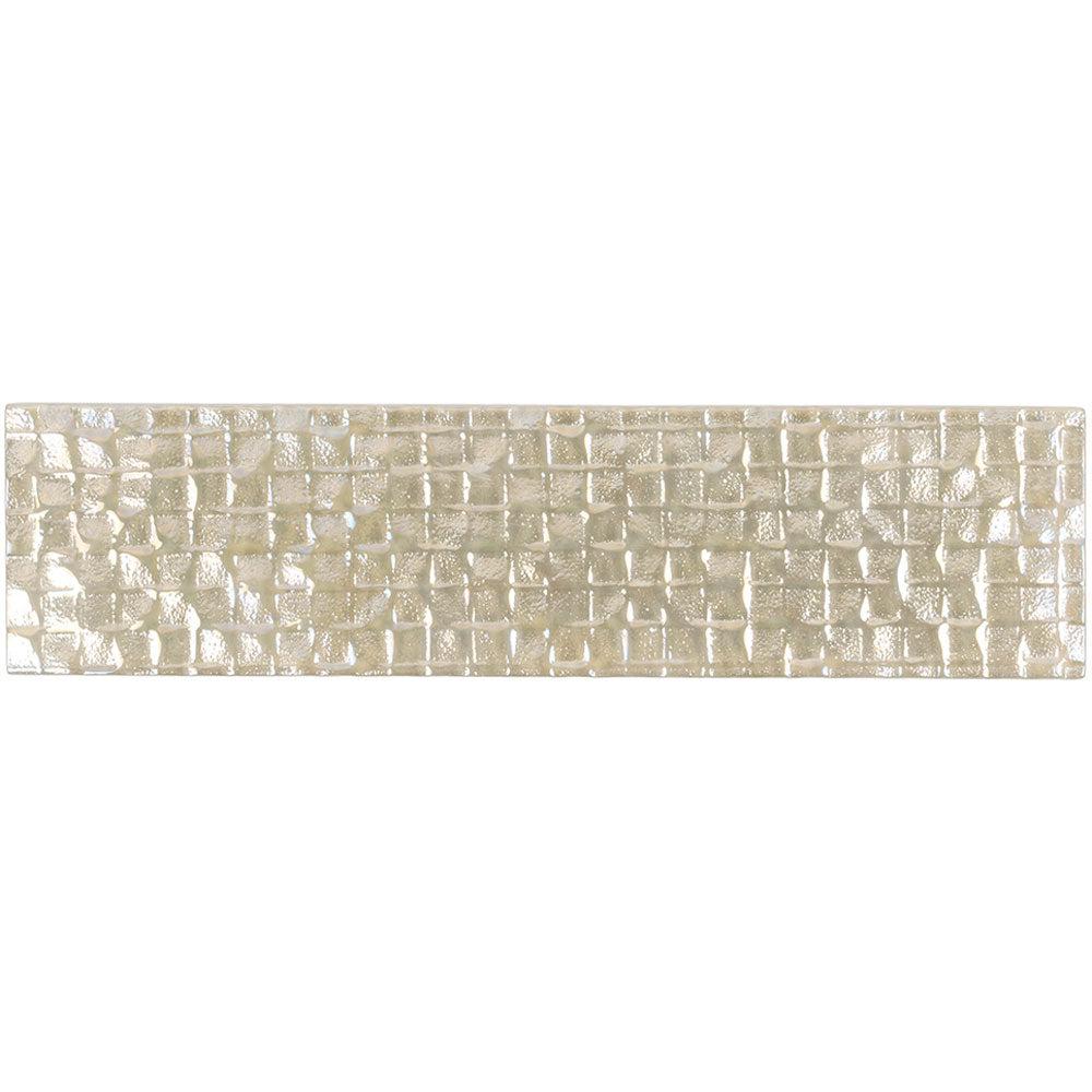 Laguna Cream 3X12 Glass Tile Sample