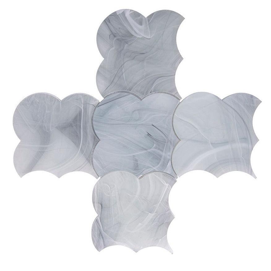 Sea Glass Cloud Grey Mosaic Tile | Tile Club