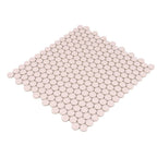 Pink Buttons Porcelain Penny Round Tile | Tile Club