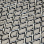 Silver Diamond Glass Mosaic Tile | Tile Club