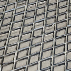 Silver Diamond Glass Mosaic Tile | Tile Club
