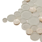 Sparkly Spheras Glass And Shell Tiles | Tile Club