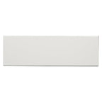 Polished White Ceramic Subway Wall Tile 4x12 | Tile Club