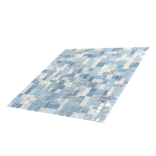 Blue Mini Versailles Glass Mosaic Tile | Tile Club