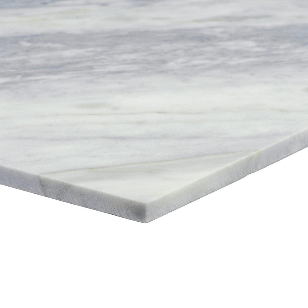 Calacatta Bluette Marble 10" Honed Hexagon Tile | Tile Club