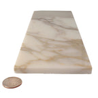 Calacatta Gold Polished Marble Subway Tile 4X12 | Tile Club