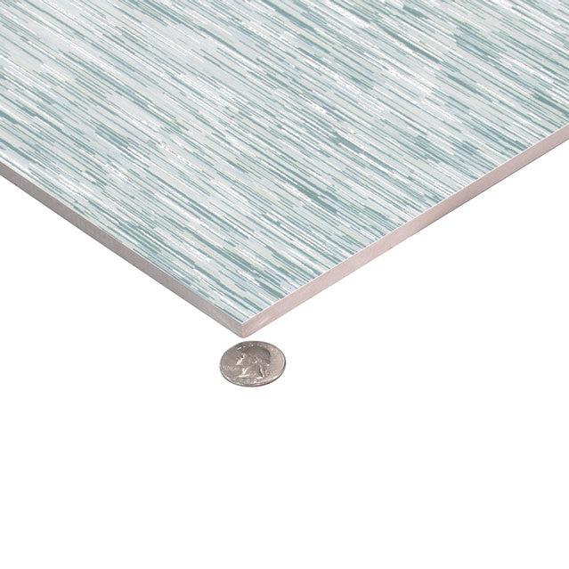 Chambray Green Thread Porcelain Tile 24x48 | Tile Club