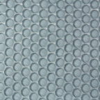 Chic Gray Penny Round Glass Tile | Tile Club