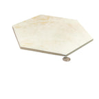 Gilded Age Ivory Hexagon Porcelain Tile | Tile Club