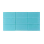 Glacier Aqua 3X6 Frosted Glass Subway Tile | Tile Club
