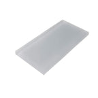 Glacier Aura Gray 3X6 Frosted Glass Subway Tile | Tile Club