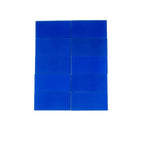 Glacier Cobalt Blue 3X6 Frosted Glass Subway Tile | Tile Club